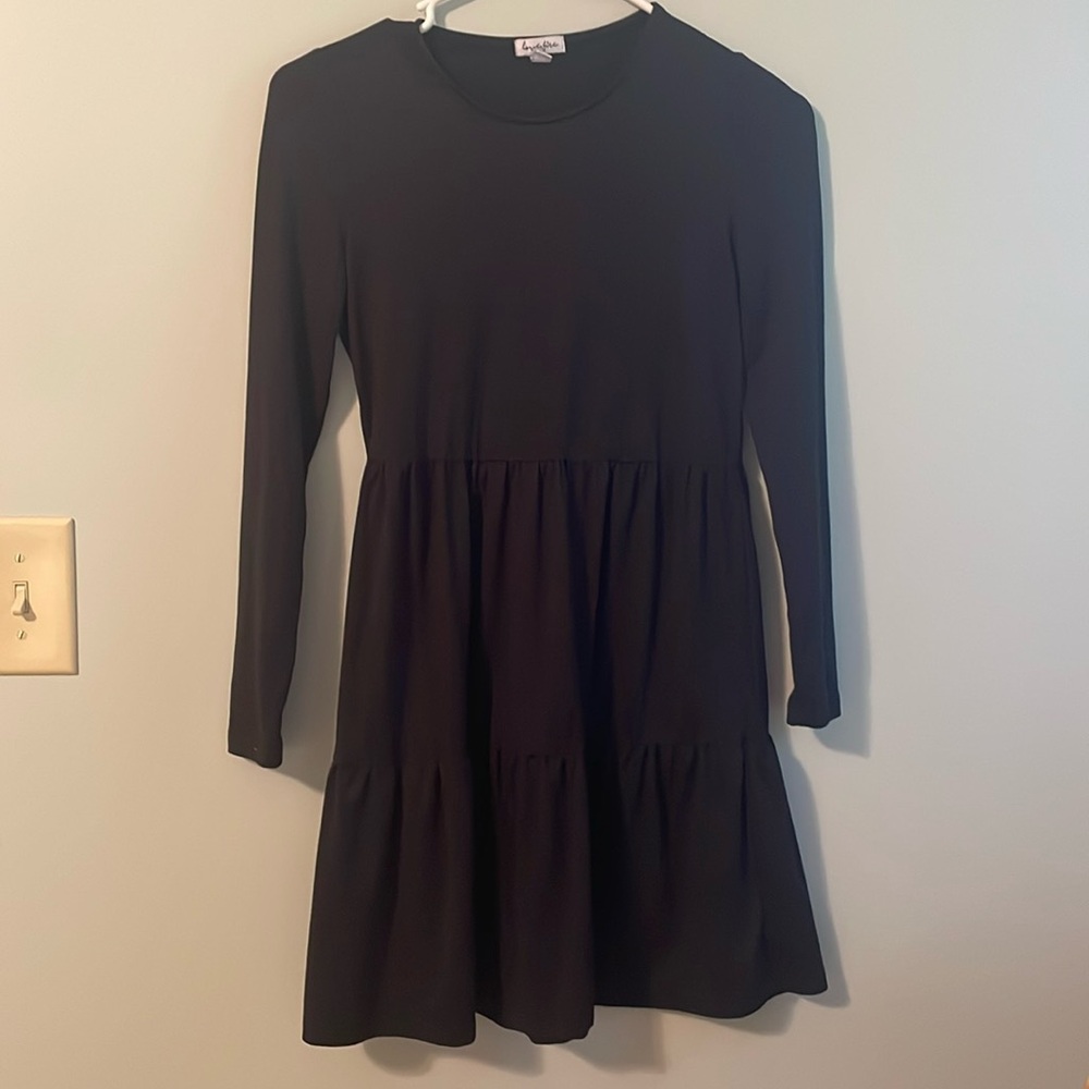 Love Fire Black Long Sleeve Dress Size XS